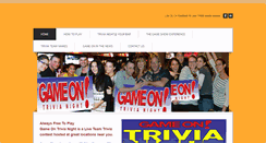Desktop Screenshot of gameongameshow.com
